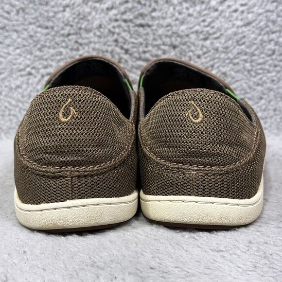 Olukai Nohea Mesh Mens Size 9.5 Slip On Sneakers Mustang Lime Peel 10188-13AP main image 7